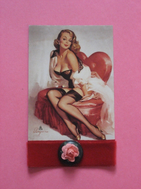 vintage pin up valentine. LAST CHANCE CLEARANCE Retro Pinup Valentine Cards